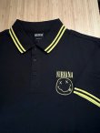 画像3: ROCK OFF/UNISEX POLO SHIRT NIRVANA  BLACK