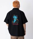 画像2: GYMMASTER/GOOD LIFE EMBROIDERY SHIRT  BLACK