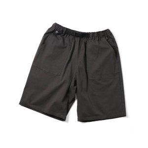 画像: (再入荷) GYMMASTER/STRETCH HERRINGBONE SHORTS  CHARCOAL