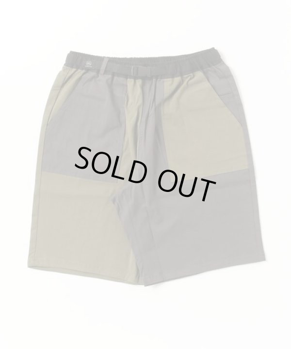 画像2: (再入荷) GYMMASTER/STRETCH HERRINGBONE SHORTS  OLIVExCHARCOAL