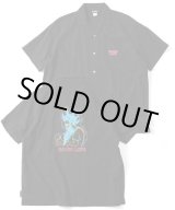 画像: GYMMASTER/GOOD LIFE EMBROIDERY SHIRT  BLACK