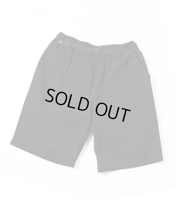 画像1: (再入荷) GYMMASTER/STRETCH HERRINGBONE SHORTS  BLACK