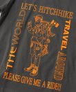 画像3: GYMMASTER/HITCH HIKE T  BLACK