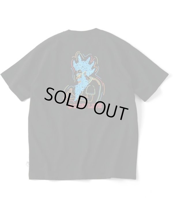 画像3: (再入荷) GYMMASTER/GOOD LIFE EMBROIDERY T  BLACK