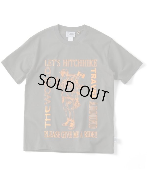 画像1: (再入荷) GYMMASTER/HITCH HIKE T  CHARCOAL