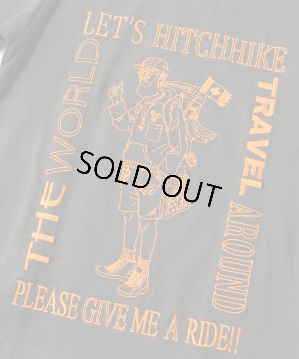 画像3: (再入荷) GYMMASTER/HITCH HIKE T  CHARCOAL