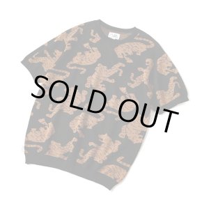 画像: GYMMASTER/JACQUARD KNIT TIGER  BLACKxCAMEL