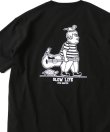 画像1: GYMMASTER/SLOW LIFE T  BLACK