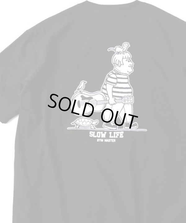 画像1: GYMMASTER/SLOW LIFE T  BLACK