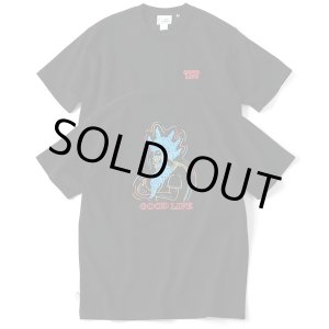 画像: (再入荷) GYMMASTER/GOOD LIFE EMBROIDERY T  BLACK