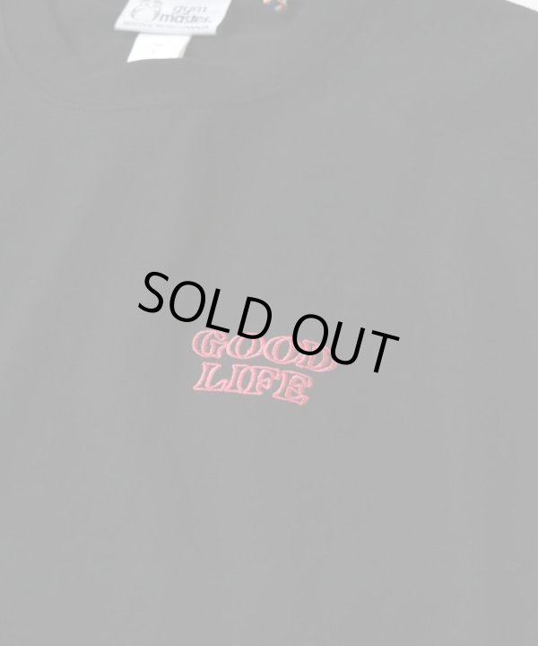 画像6: (再入荷) GYMMASTER/GOOD LIFE EMBROIDERY T  BLACK