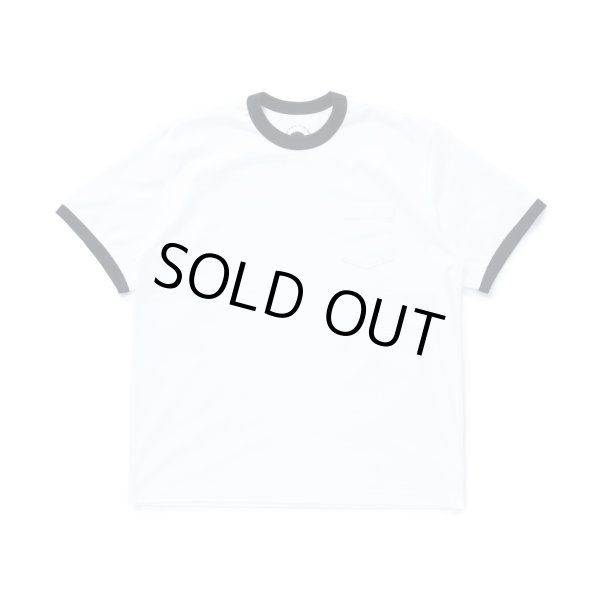 画像1: RATS/TRIM POCKRT T  WHITExBLACK