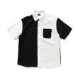 画像1: RATS/CRAZY PATTERN S/S SHIRT  WHITExBLACK