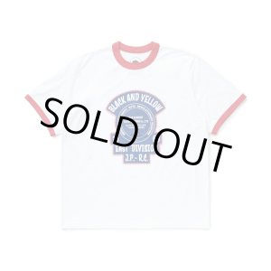 画像: RATS/TRIM PRINT T  WHITExRED