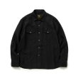 画像1: RATS/LINEN SHIRT  BLACK