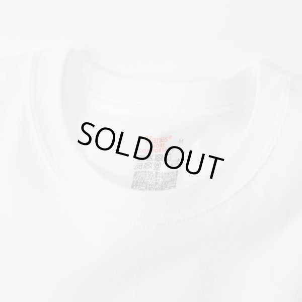 画像2: HANES/2P CREW NECK T  WHITE