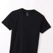 画像2: HANES/2P CREW NECK T  BLACK