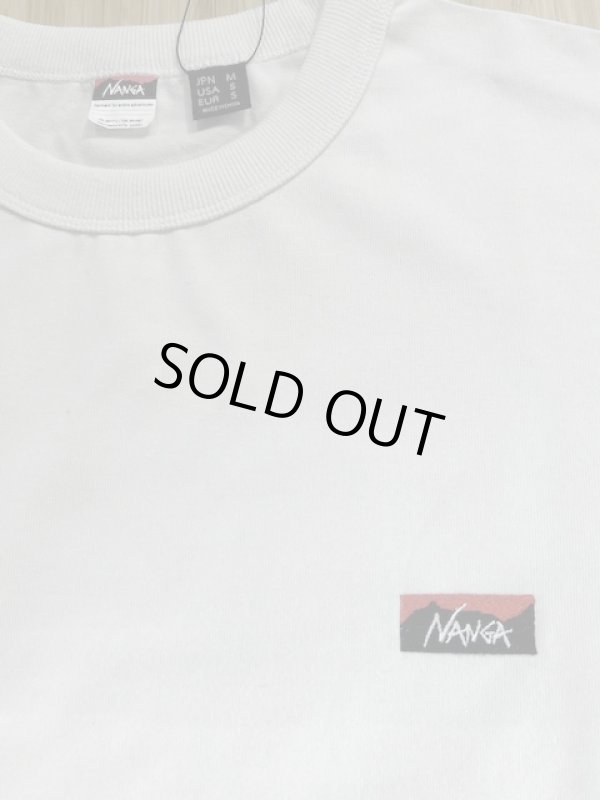 画像4: NANGA/ECO HYBRID BOX LOGO EMBROIDERY  T  WHITE
