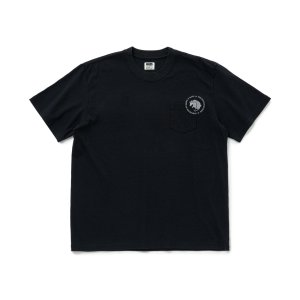 画像: RATS/CIRCLE POCKET T BACK PRINT  BLACK