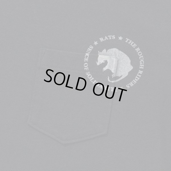 画像3: RATS/CIRCLE POCKET T BACK PRINT  CHARCOAL