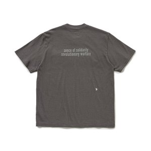 画像: RATS/CIRCLE POCKET T BACK PRINT  CHARCOAL