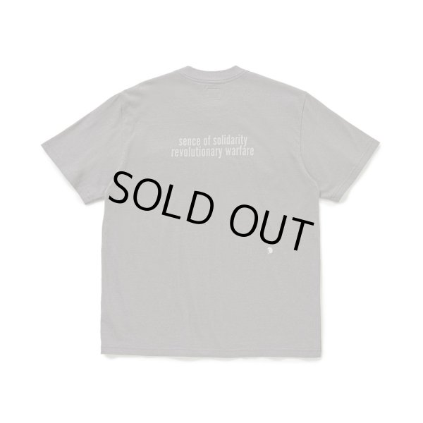 画像1: RATS/CIRCLE POCKET T BACK PRINT  CHARCOAL