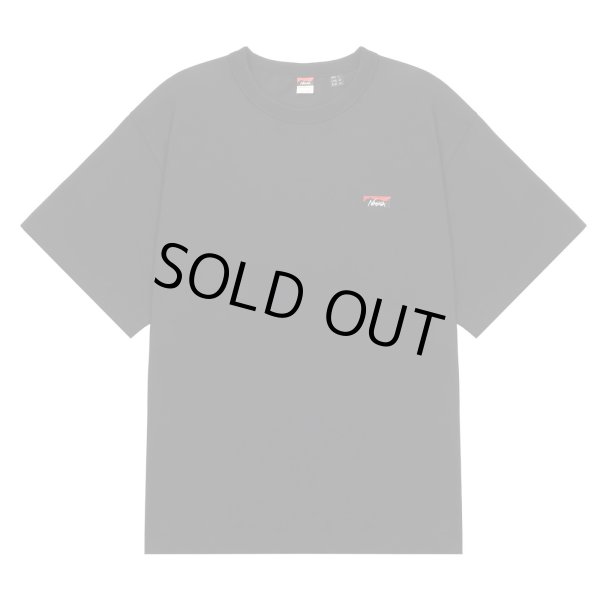 画像1: NANGA/ECO HYBRID BOX LOGO EMBROIDERY  T  BLACK
