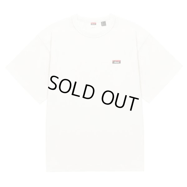 画像1: NANGA/ECO HYBRID BOX LOGO EMBROIDERY  T  WHITE