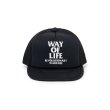 画像1: (店頭在庫分) RATS/MESH CAP WAY OF LIFE  BLACK