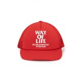 画像: RATS/MESH CAP WAY OF LIFE  RED