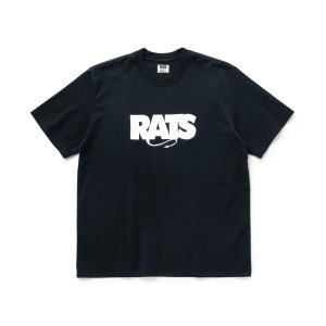 画像: RATS/BOX LOGO T  BLACK