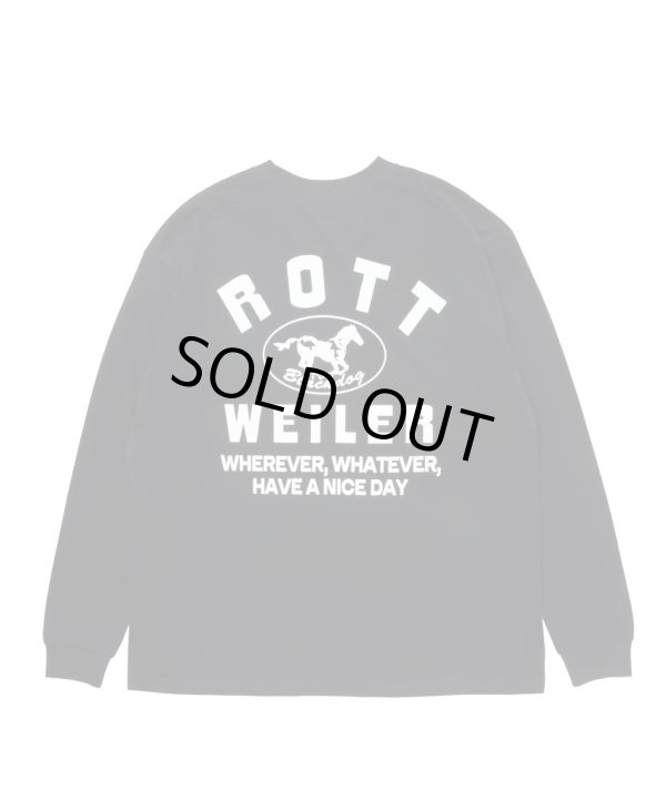 画像1: ROTTWEILER/HORSE LS T  BLACK