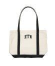 画像1: ROTTWEILER/RTTW TOTE BAG  WHITExBLACK