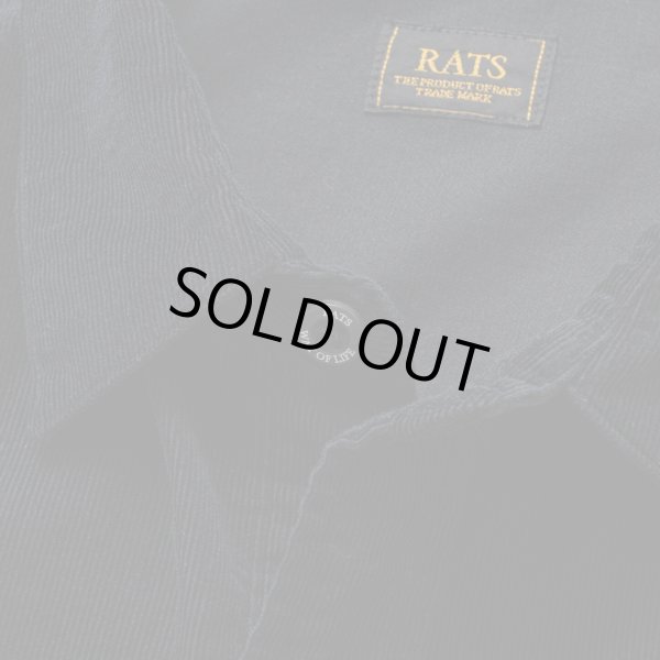 画像3: RATS/CORDUROY SHIRT  BLACK