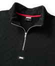 画像2: FTC/QUILTED HALF ZIP SWEAT  BLACK