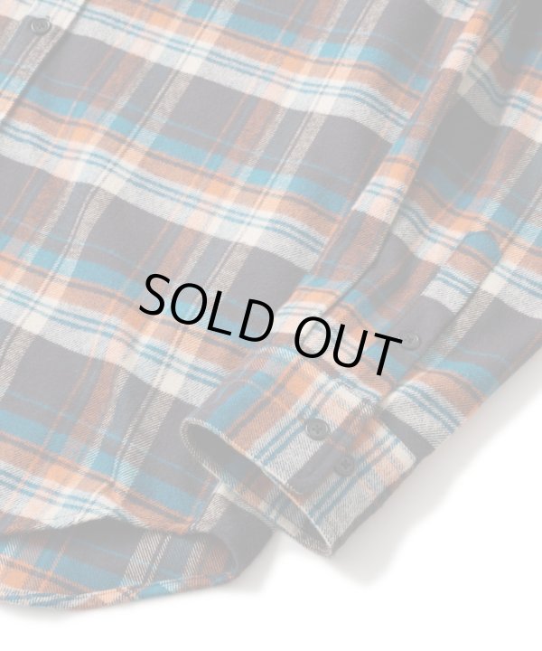 画像3: FTC/HEAVY PLAID NELL SHIRT  ORANGE