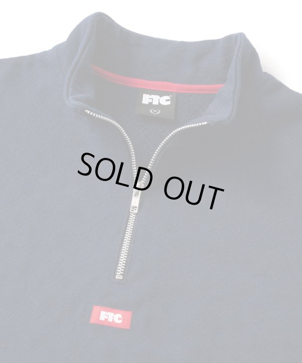 画像2: FTC/QUILTED HALF ZIP SWEAT  NAVY