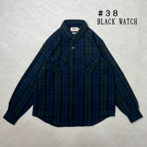 画像: ALCARZA/HEAVY NELL CHECK WORK SHIRT  BLACKWATCH