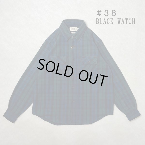 画像1: (再入荷) ALCARZA/HEAVY NELL CHECK WORK SHIRT  BLACKWATCH
