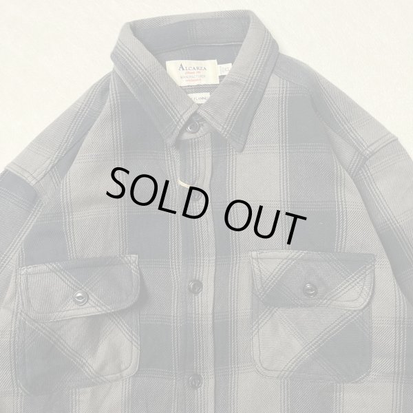 画像3: (再入荷) ALCARZA/HEAVY NELL CHECK WORK SHIRT  OMBRE GRAY
