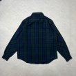 画像2: ALCARZA/HEAVY NELL CHECK WORK SHIRT  BLACKWATCH