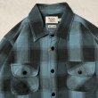 画像3: ALCARZA/HEAVY NELL CHECK WORK SHIRT  OMBRE BLUE