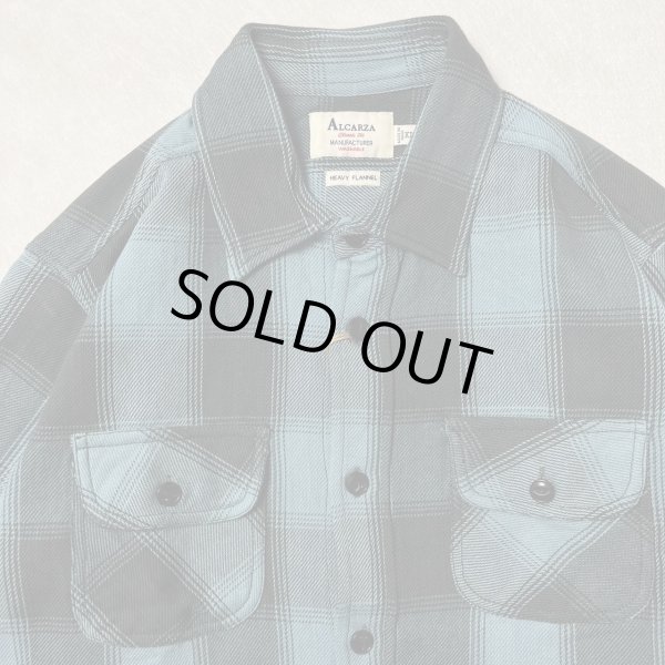 画像3: ALCARZA/HEAVY NELL CHECK WORK SHIRT  OMBRE BLUE