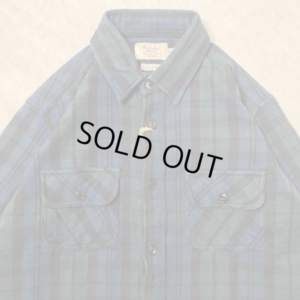 画像3: (再入荷) ALCARZA/HEAVY NELL CHECK WORK SHIRT  BLACKWATCH