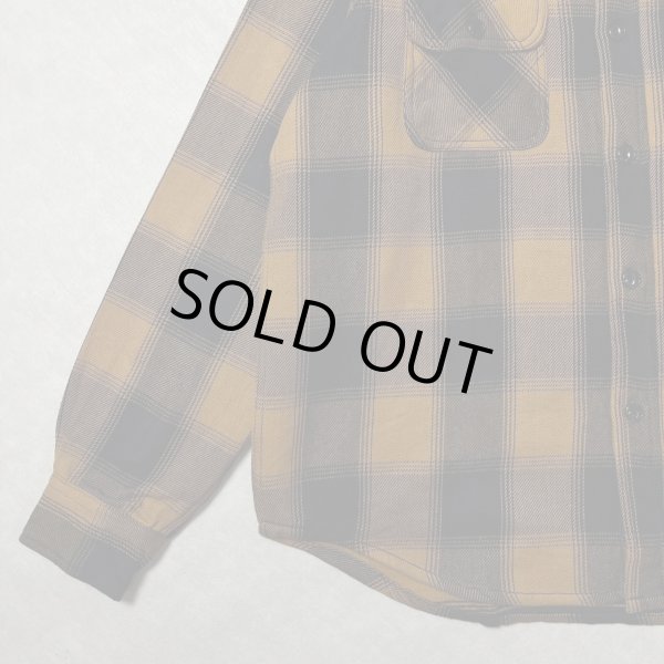 画像4: (再入荷) ALCARZA/HEAVY NELL CHECK WORK SHIRT  OMBRE BROWN