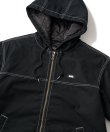 画像3: FTC/WASHED CANVAS HOODED JKT  BLACK