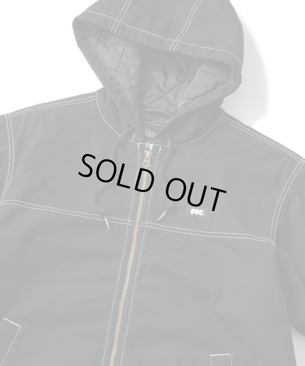 画像3: FTC/WASHED CANVAS HOODED JKT  BLACK