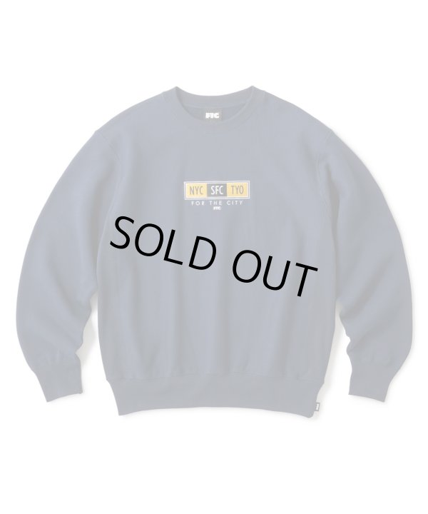 画像1: FTC/BIG CITY CREW NECK  NAVY