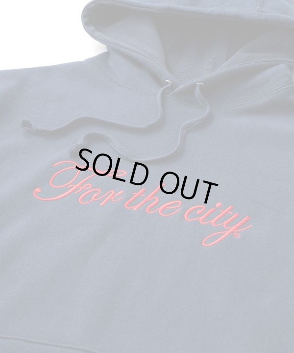 画像2: FTC/SCRIPT LOGO PULLOVER HOODY  NAVY