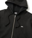 画像2: FTC/SMALL BOX LOGO ZIP UP HOODY  BLACK